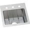 Elkay Elkay Crosstown 15"x15"x9", 1-Bowl Dual Mount Bar Sink Kit SS ECTSR15159TBG3 - alternate 4